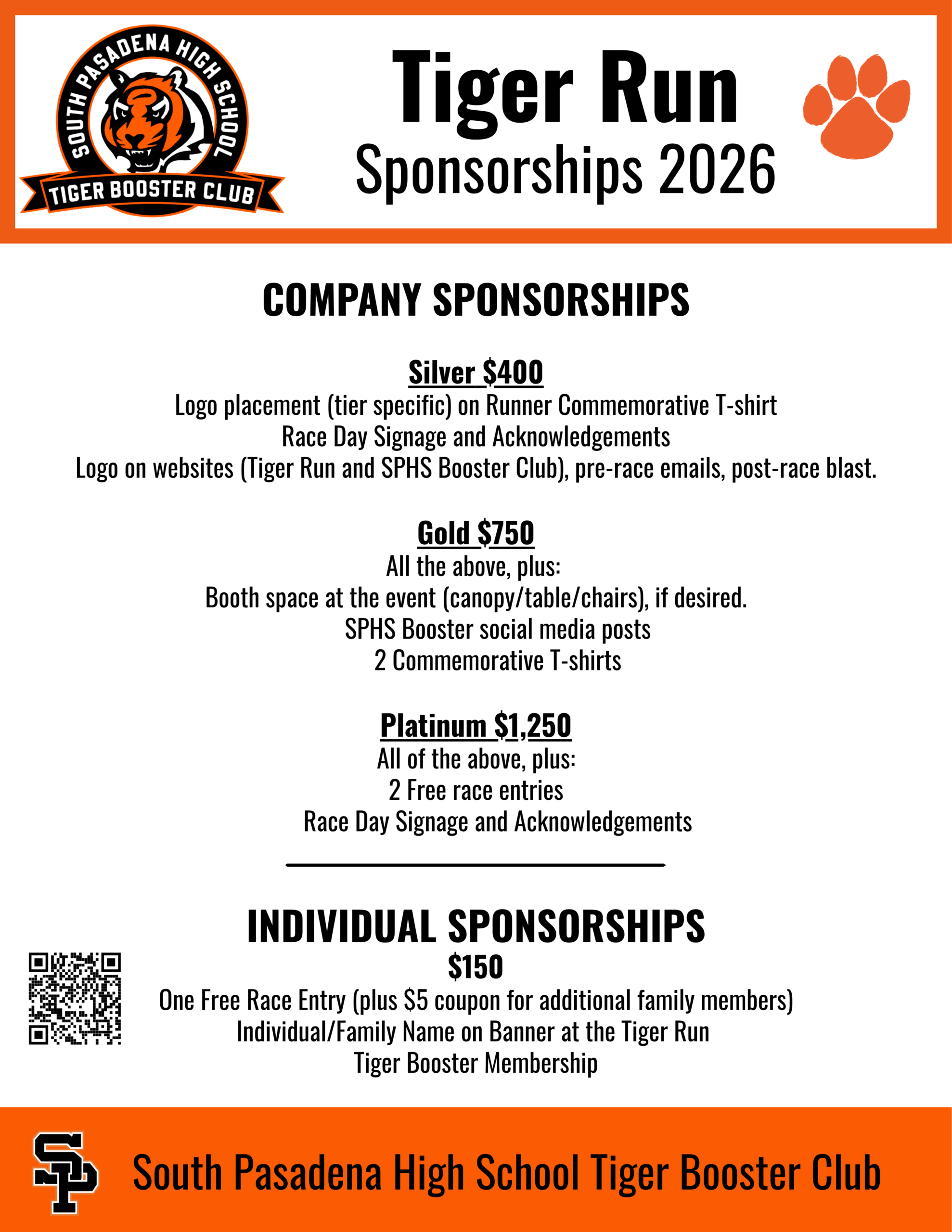 Support the Tiger Run - Corporate Sponsor - Image 2