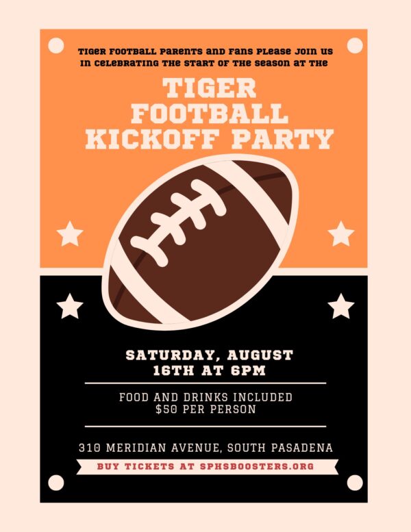 SPHS Football Kickoff Party