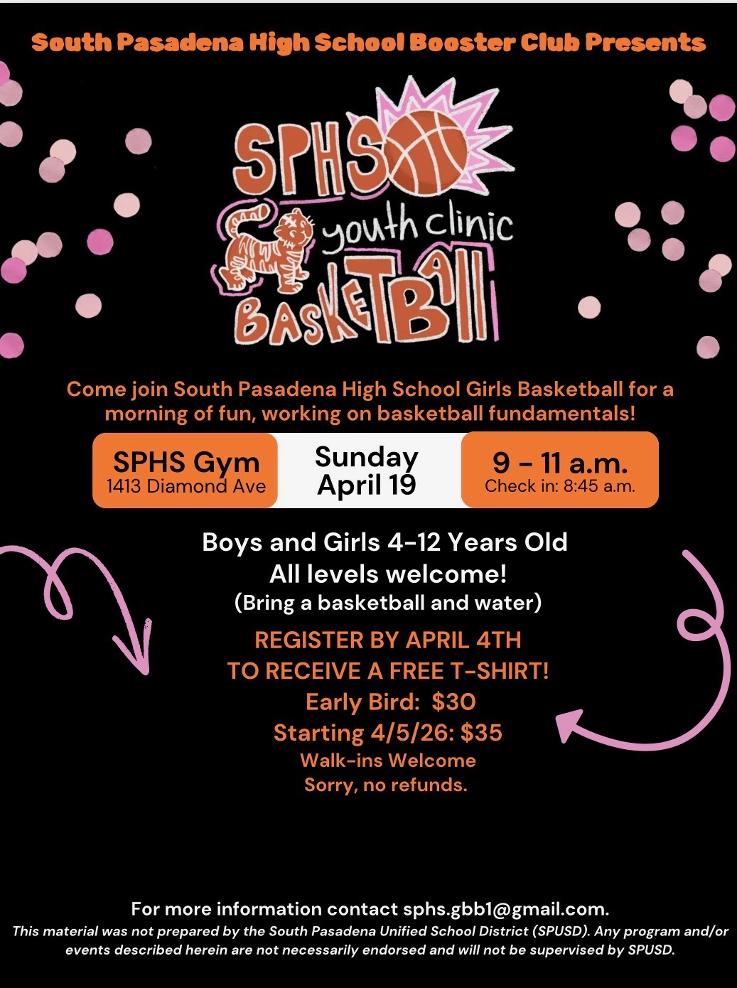 Spring Basketball Clinic (GBB)