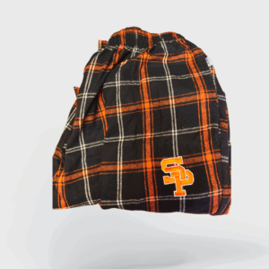 Flannel Jogger Black & Orange
