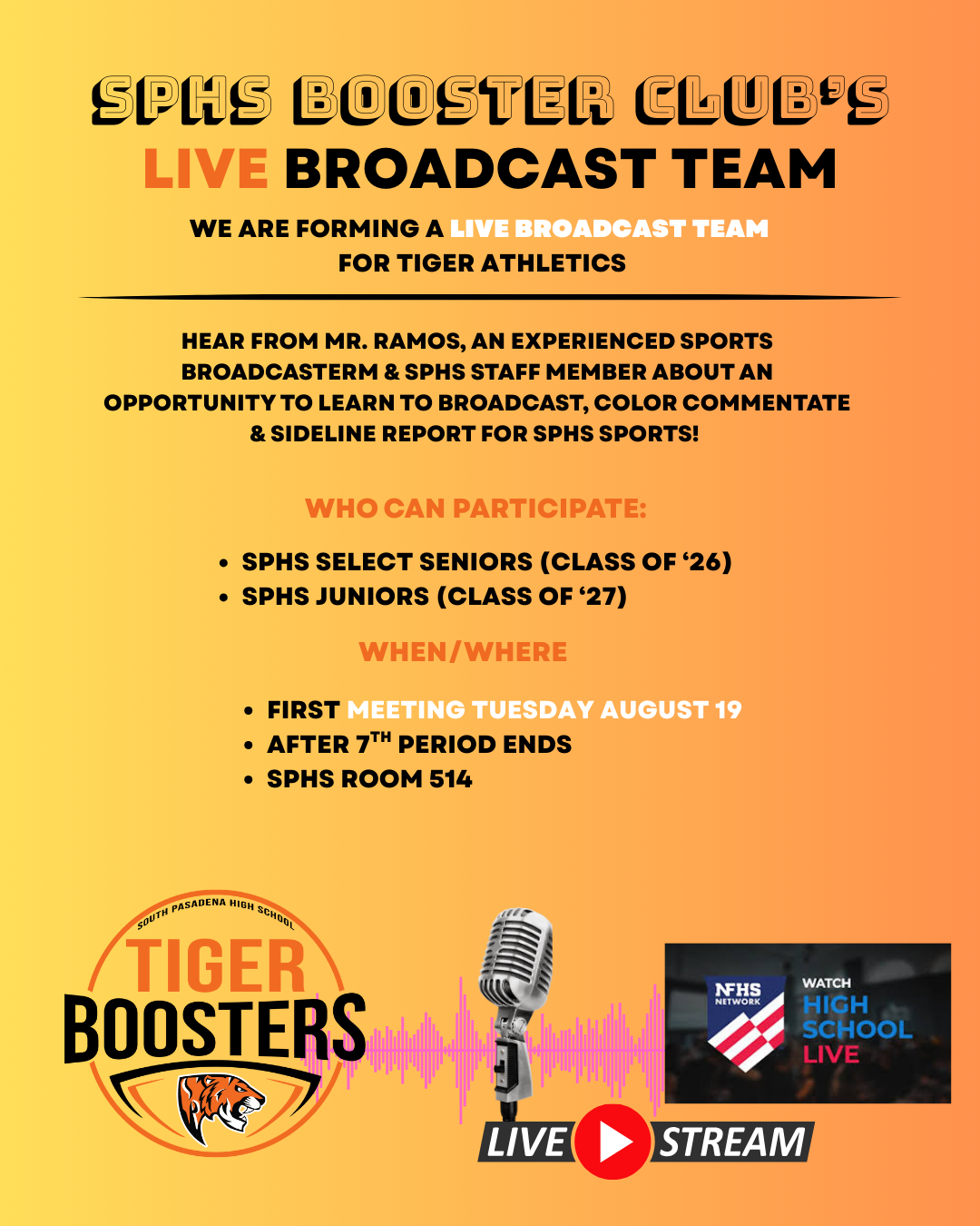 Live Broadcast Team