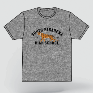 Grey Retro Tiger Tee